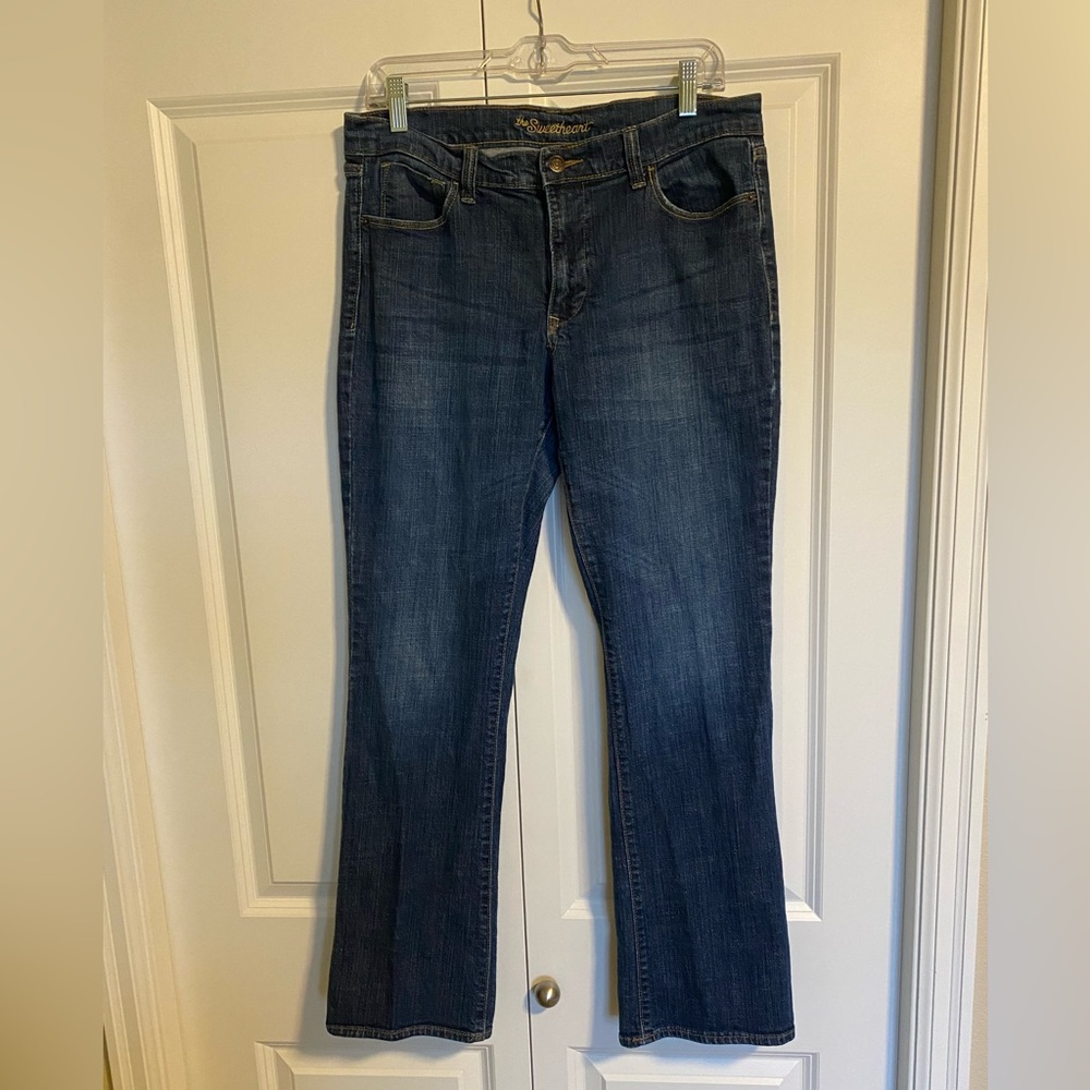 Old Navy sweetheart bootcut jeans